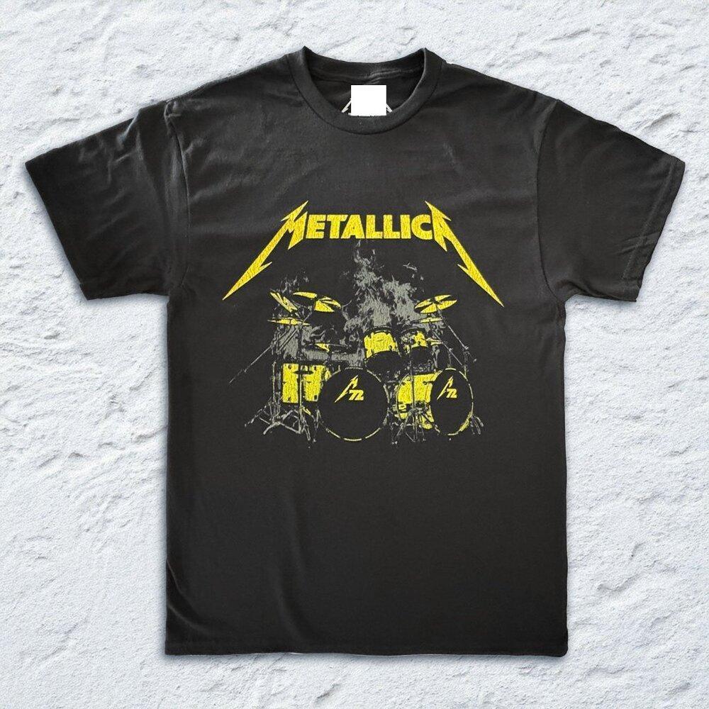 Metallica M72 Ulrich Drums Tour Graphic Unisex T-Shirt 73